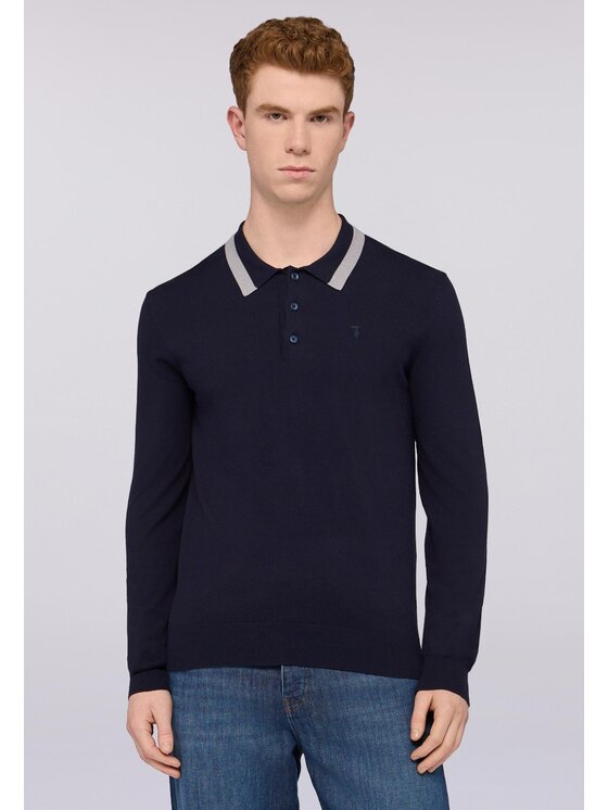 Trussardi Trussardi Cardigan M0198000021N034 Celeste Regular Fit