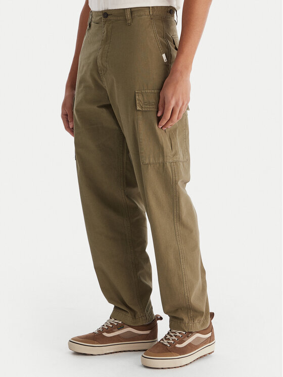 Element Element Pantaloni cargo Relax Cargo ELYNP00203 Kaki Relaxed Fit