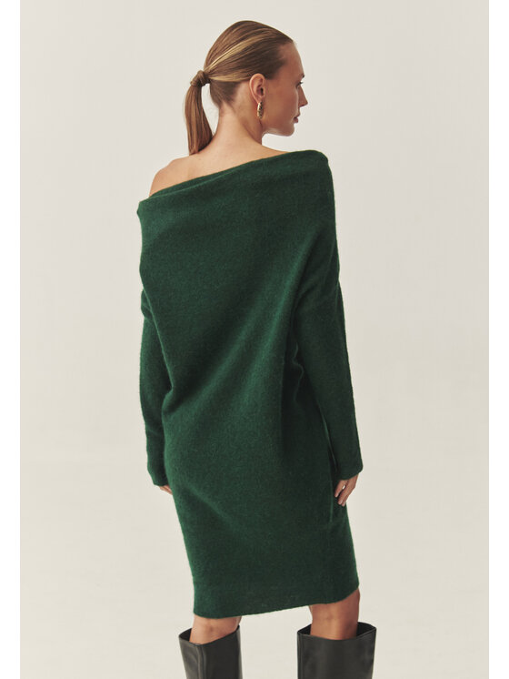 TATUUM TATUUM Sukienka dzianinowa AWATI Zielony Oversize