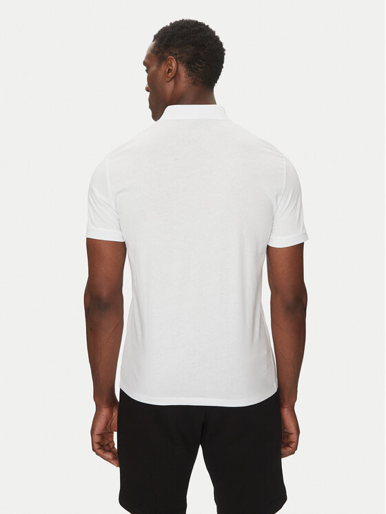 Armani Exchange Armani Exchange Polo 8NZF80 Z8H4Z 1100 Biały Regular Fit