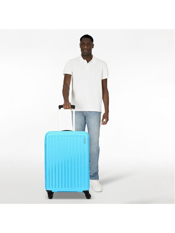 American Tourister American Tourister Walizka średnia 327185 Błękitny