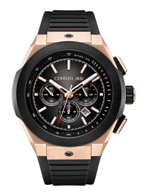Cerruti 1881 Cerruti 1881 Zegarek Cerruti-CIWGO0096102 Czarny