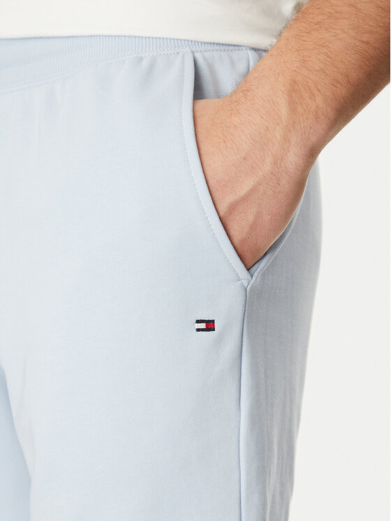 Tommy Hilfiger Tommy Hilfiger Шорти з тканини Essential Terry Sweatshort MW0MW37240 Блакитний Regular Fit