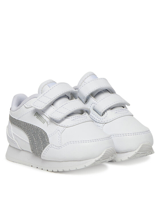 Puma Puma Sneakersy St Runner V4 Sl Glitter V Inf 401592 01 Biały