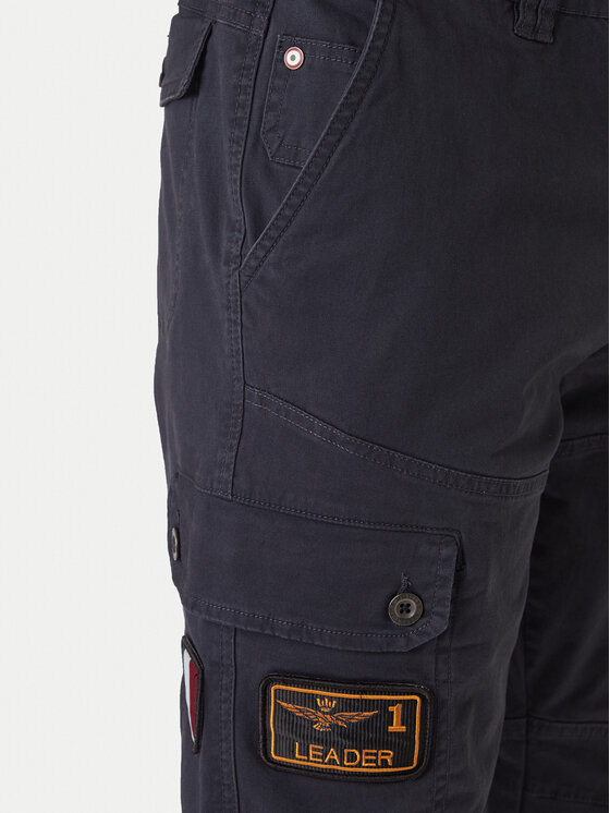 Aeronautica Militare Aeronautica Militare Stoffhose 252PA1688UCT03399 Dunkelblau Regular Fit