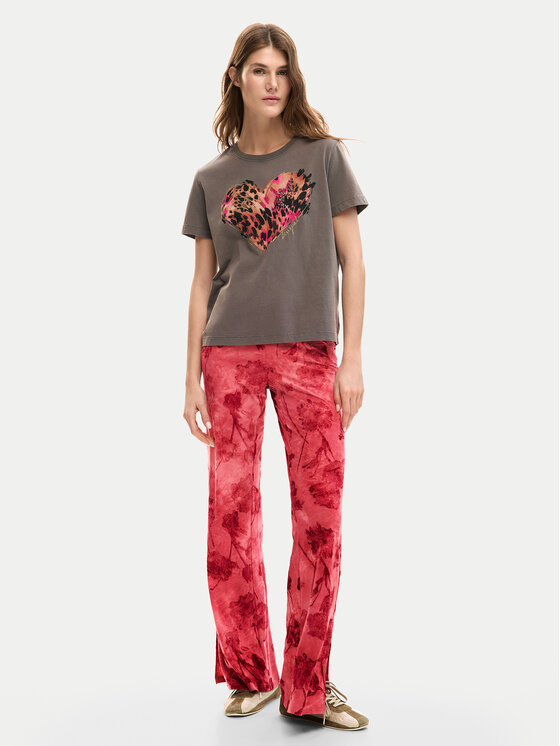 Desigual Desigual T-särk Tiger 26SWTK53 Hall Regular Fit