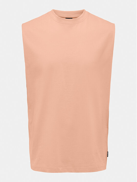 Only & Sons Only & Sons Майка Fred 22025300 Кораловий Relaxed Fit