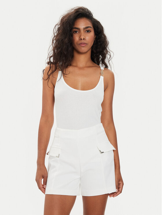 Morgan Morgan Top 241-DUBO Alb Slim Fit