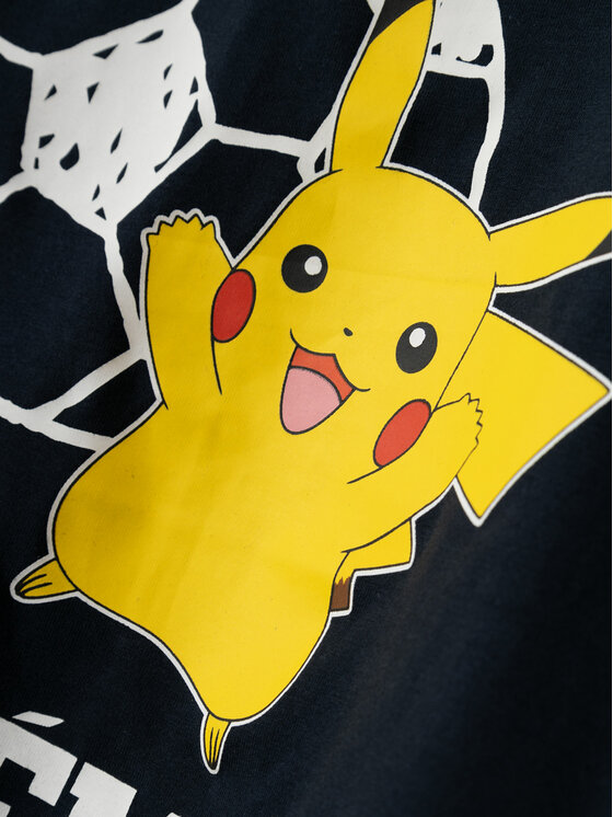 NAME IT NAME IT T-Shirt POKEMON 13231977 Granatowy Regular Fit
