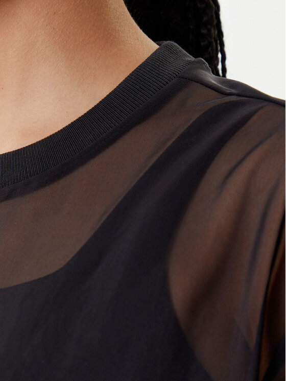 adidas adidas T-Shirt ALL SZN Soft Lux Mesh JM3737 Μαύρο Loose Fit