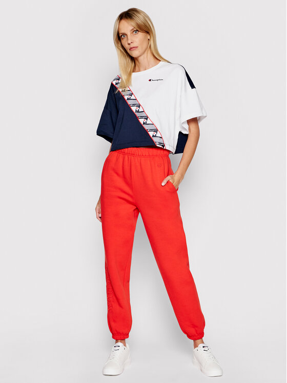 T-shirt Colour Block Jacquard Logo Tape 112767