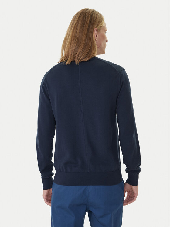 Calvin Klein Calvin Klein Pulover LV040BM343 Bleumarin Regular Fit