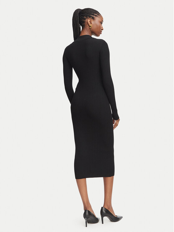 Elisabetta Franchi Elisabetta Franchi Trikotāžas kleita AM-08B-66E2-V380 Melns Slim Fit