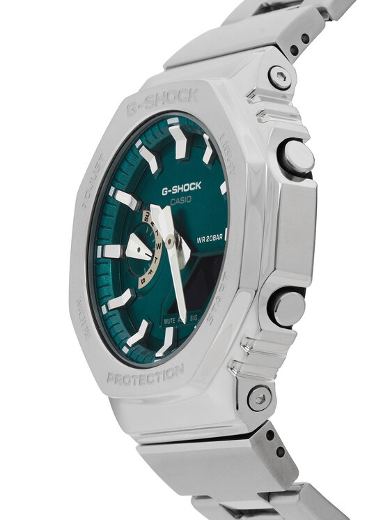 G-Shock G-Shock Zegarek GM-2110D-3A1ER Srebrny