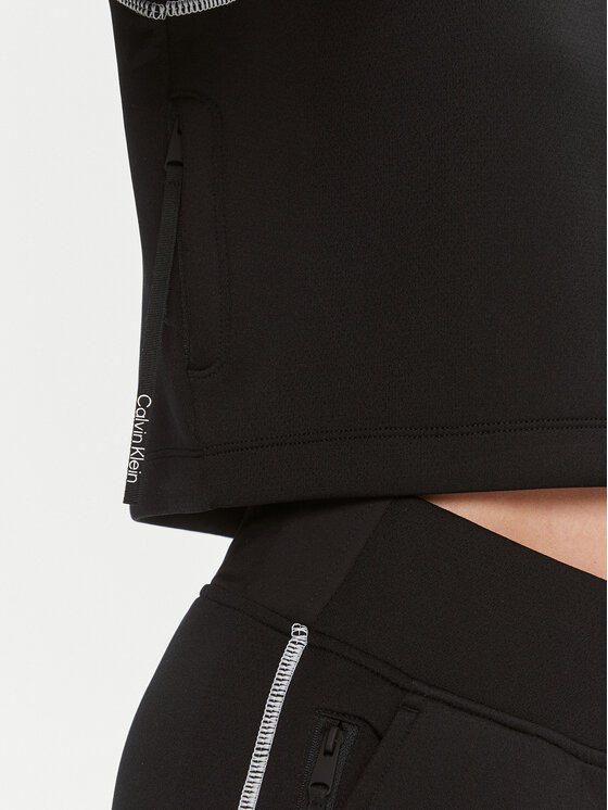 Calvin Klein Performance Calvin Klein Performance Športna jopa 00GWF3W326 Črna Relaxed Fit