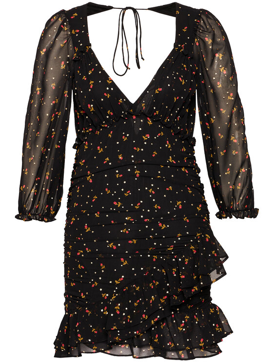 For Love & Lemons For Love & Lemons Vestito da giorno Juliana CD2266 Nero Slim Fit
