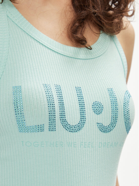 Liu Jo Liu Jo Felső MA4327 J4695 Zöld Slim Fit