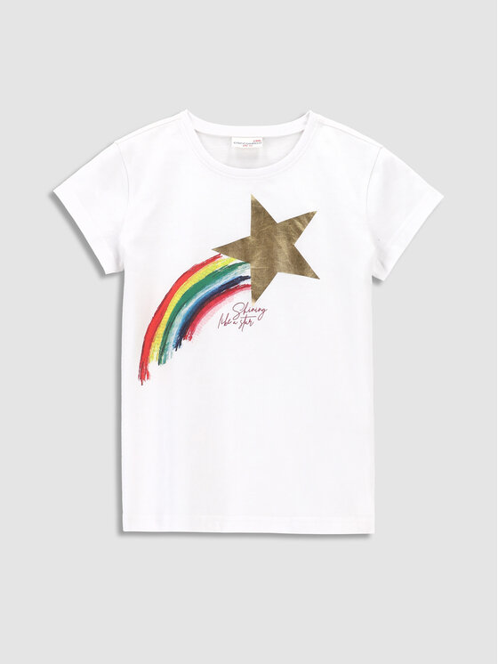 Coccodrillo Coccodrillo T-shirt WC3143202EVG Bijela Regular Fit