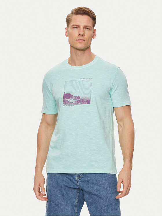T-Shirt United Colors Of Benetton, Größe S Grün 3F98U1092