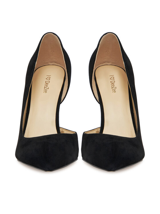 DeeZee DeeZee Pantofi cu toc subțire DZ-09A Negru