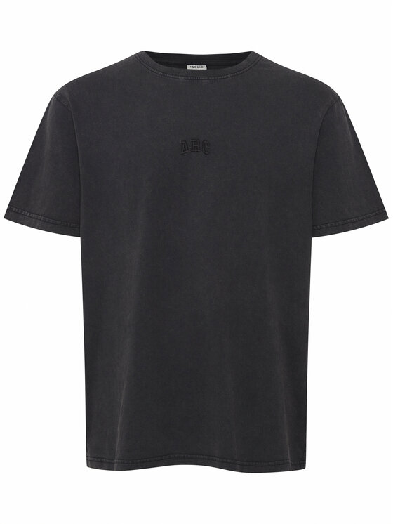 Solid T-Shirt 21107753 Μαύρο Regular Fit | Modivo.gr