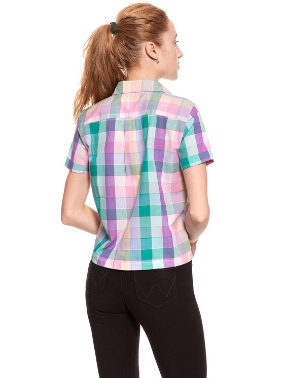 Wrangler Wrangler Camicia SS SHIRT Rosa Regular Fit