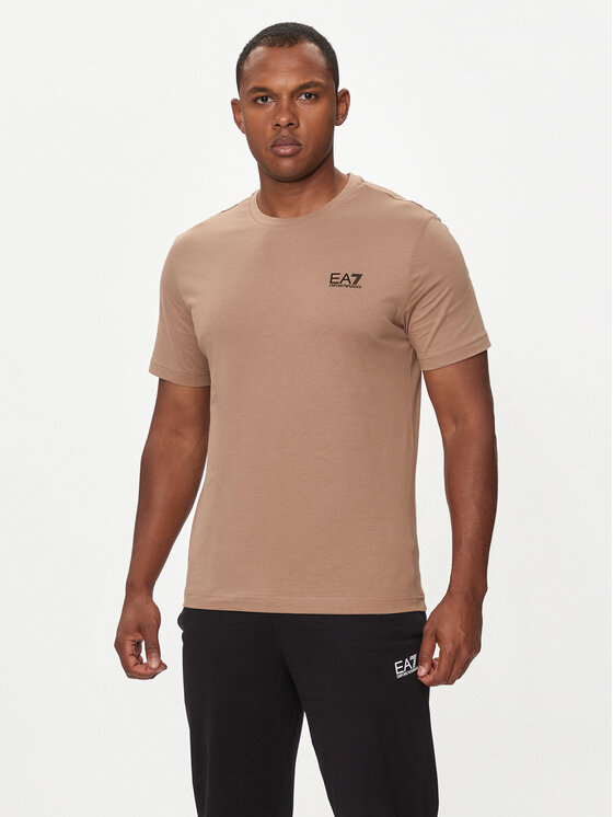 EA7 Emporio Armani EA7 Emporio Armani T-shirt 8NPT25 PJVPZ 1745 Bež Regular Fit