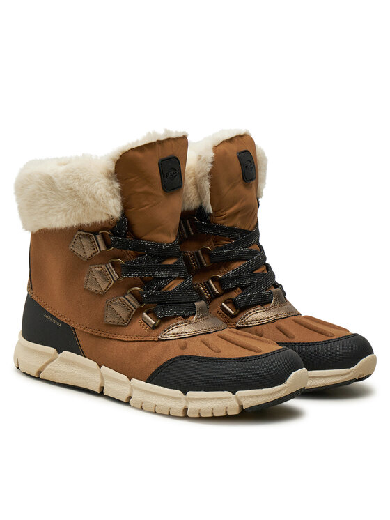 Geox Geox Čizme za snijeg J Flexyper Girl B Ab J46APA 0AU50 C6175 S Smeđa