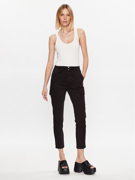 United Colors Of Benetton United Colors Of Benetton Παντελόνι υφασμάτινο 45EZDF03O Μαύρο Regular Fit