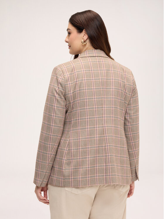 Fiorella Rubino Fiorella Rubino Marynarka Q066T000321N0R2 Szary Regular Fit