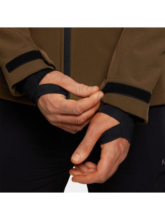 Alpinus Alpinus Kurtka softshell ASO Khaki Regular Fit