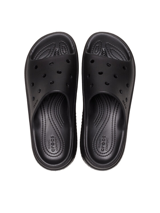 Crocs Crocs Papucs Stomp Slide 209346 Fekete