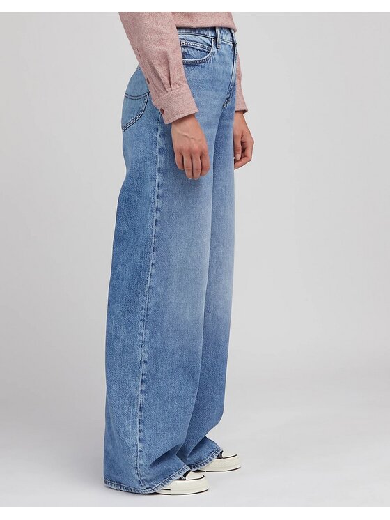 Lee Lee Jeansy Stella A Line Take The Hint Niebieski Bootcut Fit