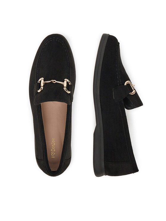 DeeZee DeeZee Loafersy 13-1120-3 Czarny