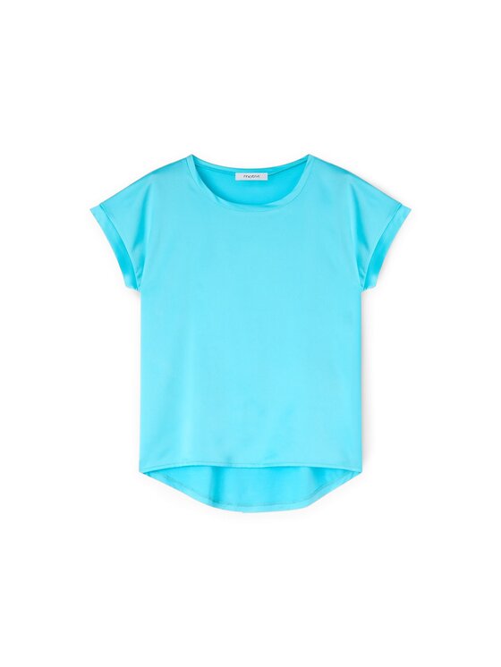 Motivi Motivi T-Shirt G063W603319N0C4 Turkusowy Regular Fit