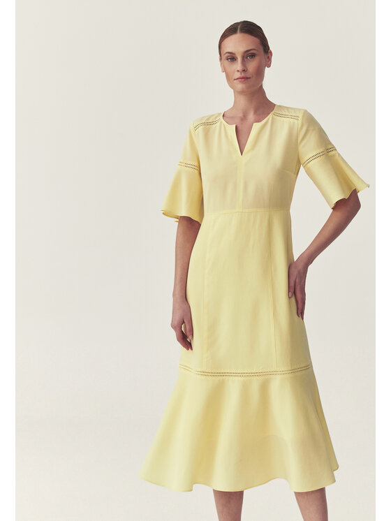 TATUUM TATUUM Sukienka codzienna BUSSA Szary Flare Fit