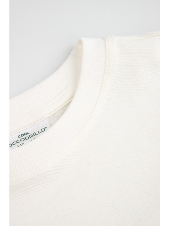 Coccodrillo Coccodrillo Tričko WC6143201NBJ-003 Écru Regular Fit