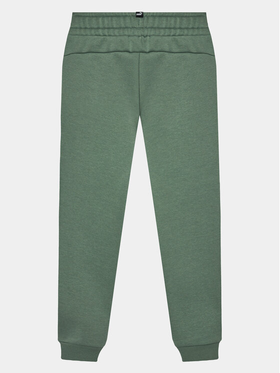 Puma Puma Долнище анцуг Ess Logo 586973 Зелен Regular Fit