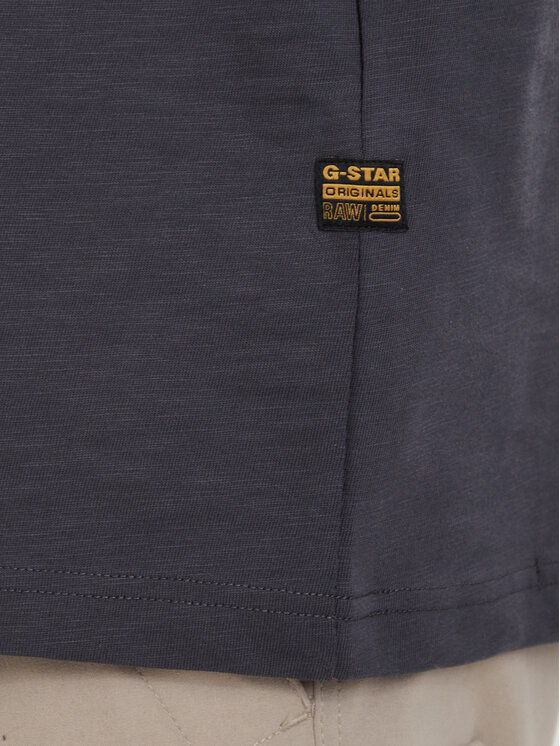 G-Star Raw G-Star Raw T-shirt Slub D28889-E512 Tamno siva Relaxed Fit