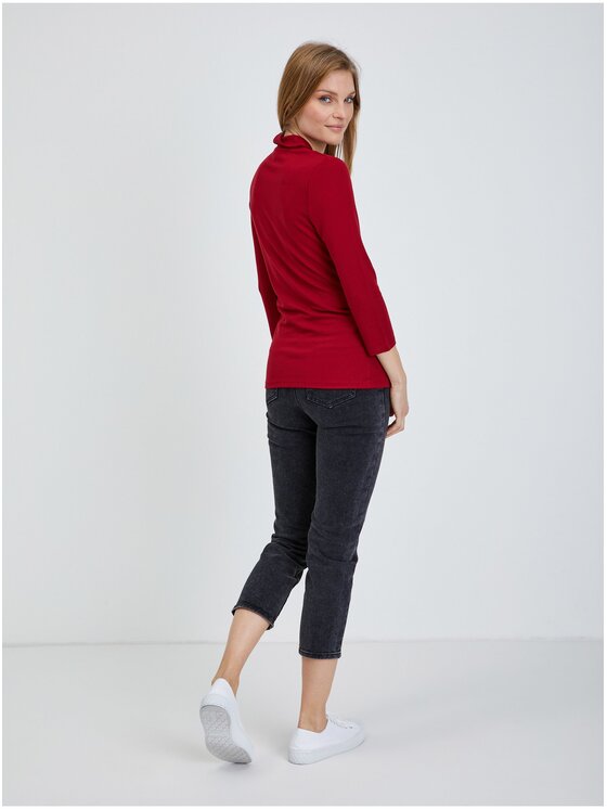 Orsay Orsay Koszula 180195-395000__M Czerwony Regular Fit