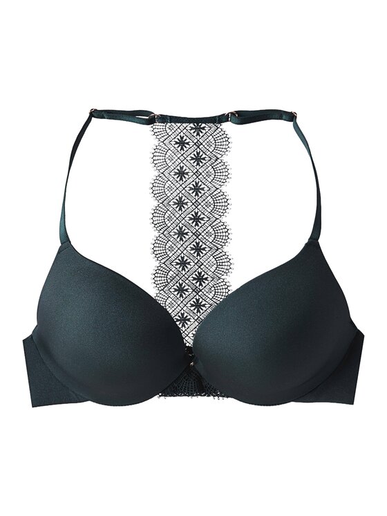 Esotiq Esotiq Biustonosz push-up 39937 Zielony