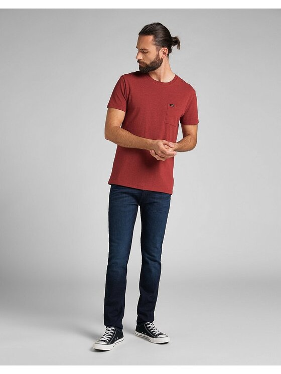 Lee Lee Jeansy RIDER Niebieski Slim Fit