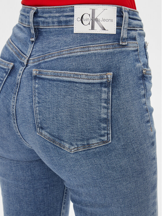 Calvin Klein Jeans Calvin Klein Jeans Traperice J20J222773 Plava Super Skinny Fit