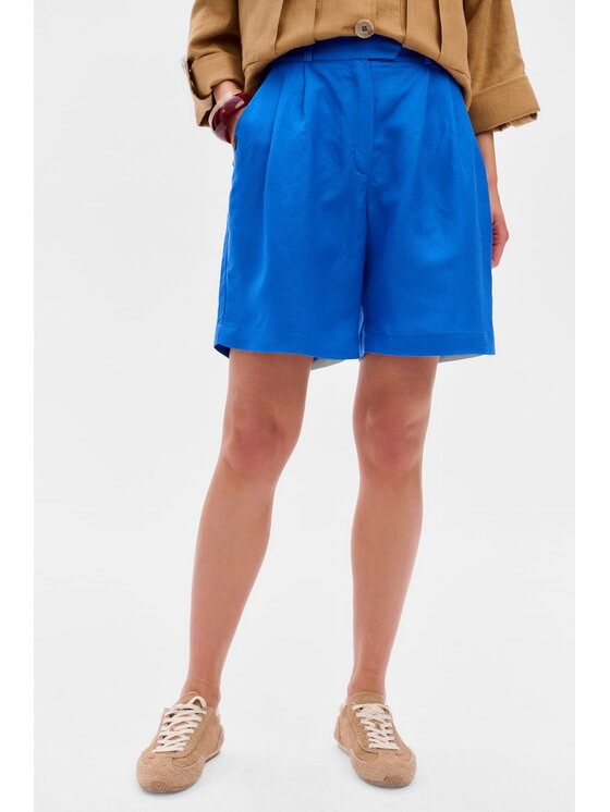 blue shadow blue shadow Bermudy Filipa Niebieski Regular Fit