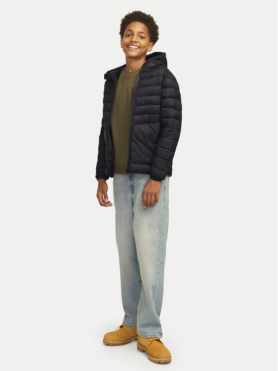 Jack&Jones Junior Jack&Jones Junior Zimní bunda Sprint 12258556 Černá Regular Fit