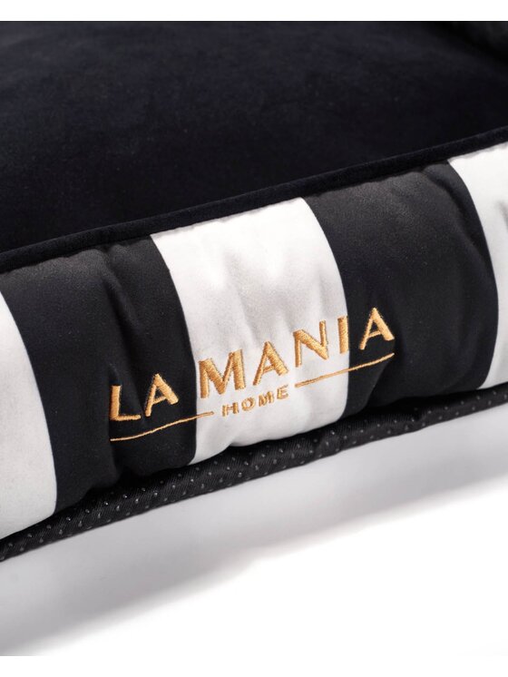 La Mania La Mania Legowisko Stripes Czarny