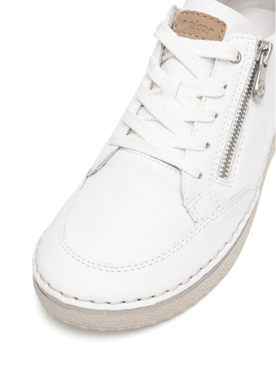Rieker Rieker Sneakersy 50905-80 Biały
