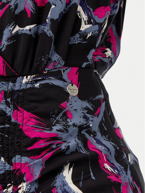 Pepe Jeans Pepe Jeans Ежедневна рокля Aubrey PL953640 Черен Slim Fit