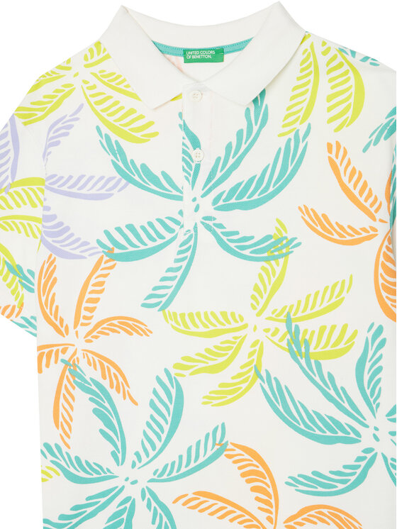 United Colors Of Benetton United Colors Of Benetton Polo 36Y4C301W Šarena Regular Fit