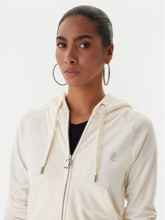 Juicy Couture Juicy Couture Bluza Madison JCWAS225306 Beżowy Slim Fit